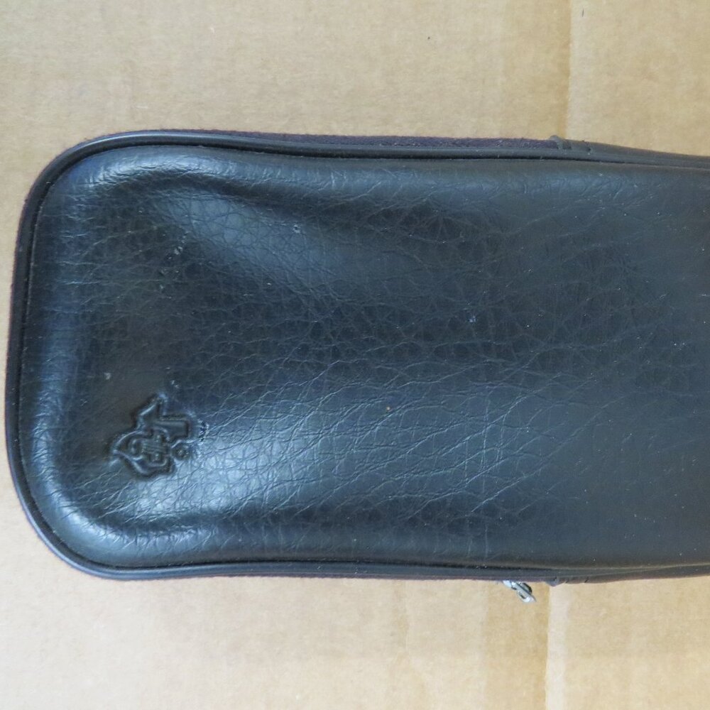 Vintage 1970s Zippered Soft Vinyl Case for Texas Instruments Calculators